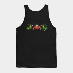 american football heart Tank Top